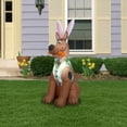 thumbnail image 4 of Gemmy Airblown Inflatable Scooby in Easter Outfit SM, 4 ft Tall, Brown, 4 of 5