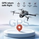 thumbnail image 5 of Drone GPS QAONIE K19 con controlador de pantalla de 4.5 pulgadas, 2 baterías, 5 of 5