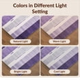 thumbnail image 7 of Design&I 6'x9' Washable Area Rug Oversized Skid-Resistant Purple Grey Abstract Striped Art Modern Vertical Brushstroke Design for Living Room, Family Indoor, 7 of 7