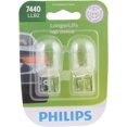 thumbnail image 1 of Bombillas Philips 7440LLB2 LongerLife Miniature, paquete de 2, 1 of 2