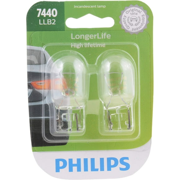 Bombillas Philips 7440LLB2 LongerLife Miniature, paquete de 2