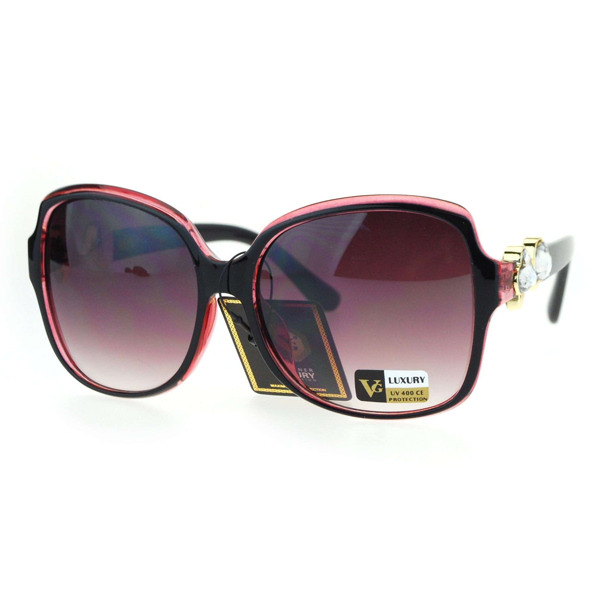 Women Sunglasses designer oversized Polarized UV Protective Rhinestone luxury Sunglasses