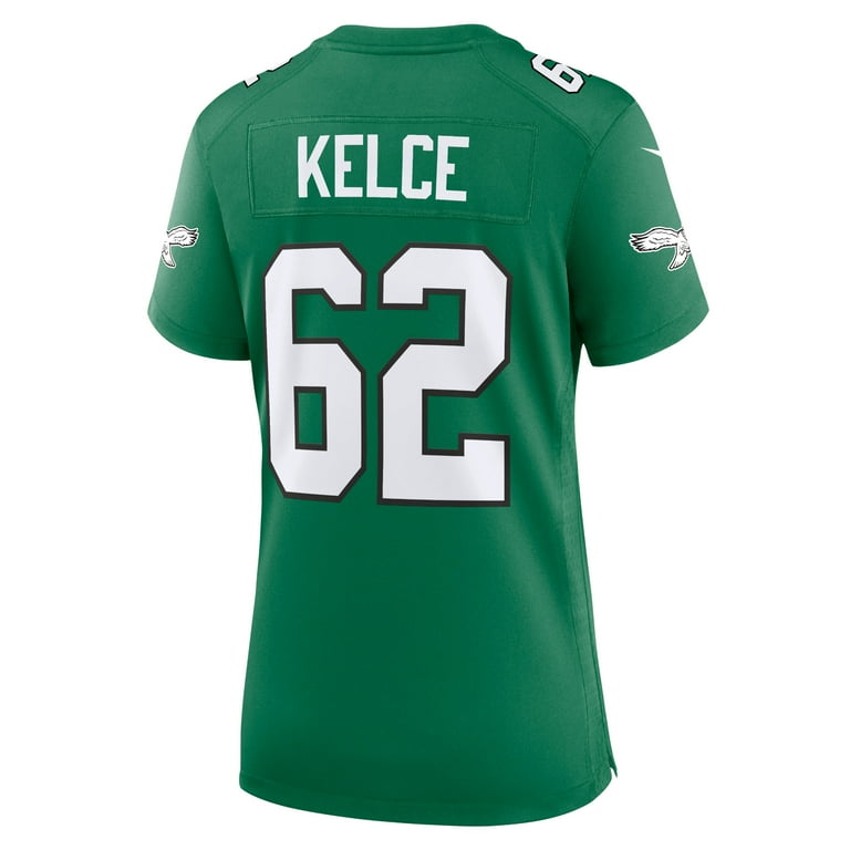 Women s Nike Jason Kelce Kelly Green Philadelphia Eagles Player Jersey Walmart