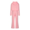 thumbnail image 4 of Sevevn Women's 2 Piece Outfits Sweatsuit Sets Oversized Hoodies Wide Leg Sweatpant Tracksuit 2025 Fall Matching, 4 of 6