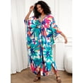 thumbnail image 5 of CFCSRP Plus Size Caftans Moo Moo for Women Swimsuit Cover up Summer Beach Kaftan Swimwear Maternity Dress, 5 of 5