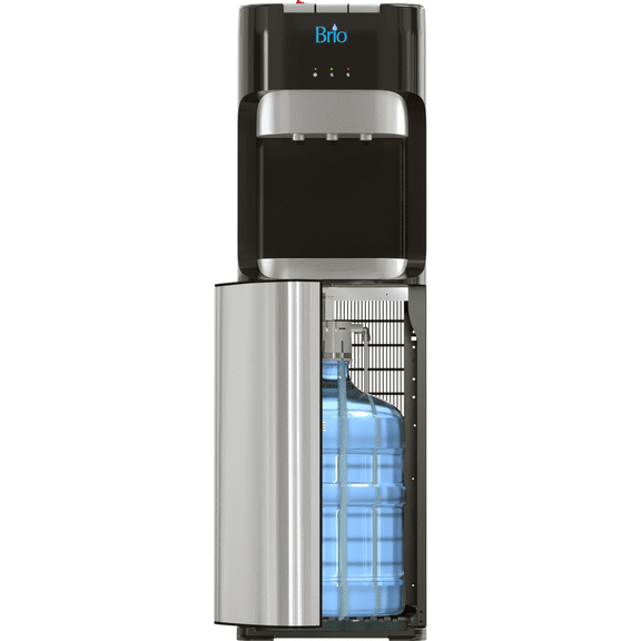 Restored Brio CLBL420V2 400 Series Tri-Temperature Bottom Load Water Cooler Dispenser With Hot, Cold and Room Temperature Water (Refurbished)