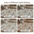 thumbnail image 7 of ODIKA 3'x5' Washable Throw Rug Zoo Organized Tone Repeated Classroom Playroom Daycare Animals for Entryway, Kitchen, Mudroom, Stain Resistant, Low Profile, Non-Slip, 7 of 7