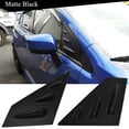 thumbnail image 2 of Car Window Scoop Louvers Cover Trim for Subaru WRX STi 2015-2020 - Black Look, 2 of 5