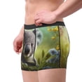 thumbnail image 2 of Kdxio Men's Boxer Briefs with Daisy Koala Print - Comfortable and Breathable Underwear for Everyday Wear, 2 of 5