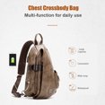 thumbnail image 4 of Bandolera masculina deportiva con puerto USB, diseño moderno y funcional, ideal para actividades al aire libre, hecha de cuero PU de alta calidad, ajustable y cómoda, múltiples compartimentos, color, 4 of 6