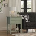 thumbnail image 2 of Ameriwood Home Franklin Accent Table with 2 Drawers, Pale Green, 2 of 9