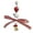 2, variant on Cake Spoon Charm Phone Strap Phone Charm Keychain Crystal Bead Keychain Women Dessert Pendant Keyring Ornament