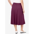 thumbnail image 3 of Woman Within Plus Size Petite 7-Day Knit A-Line Skirt, 3 of 6