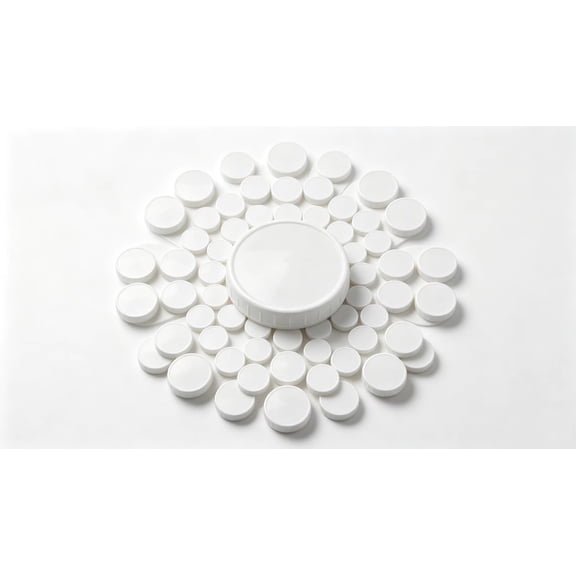 Vruelia 16 Pack Wide Mouth Mason Jar Lids, Storage Caps for Canning Jars,Leak-Proof and Anti-Scratch Resistant Surface