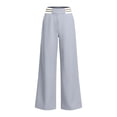 thumbnail image 5 of Stamzod Uniform Pants for Girls Fashion Striped High Waisted Wide Leg Dress Pants Casual formal Straight Leg Trousers with Pockets 13-14Years, 5 of 10