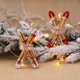 thumbnail image 2 of Adornos navideños trineo de madera árbol de Navidad colgante decoración de ventana adornos colgantes, 2 of 6