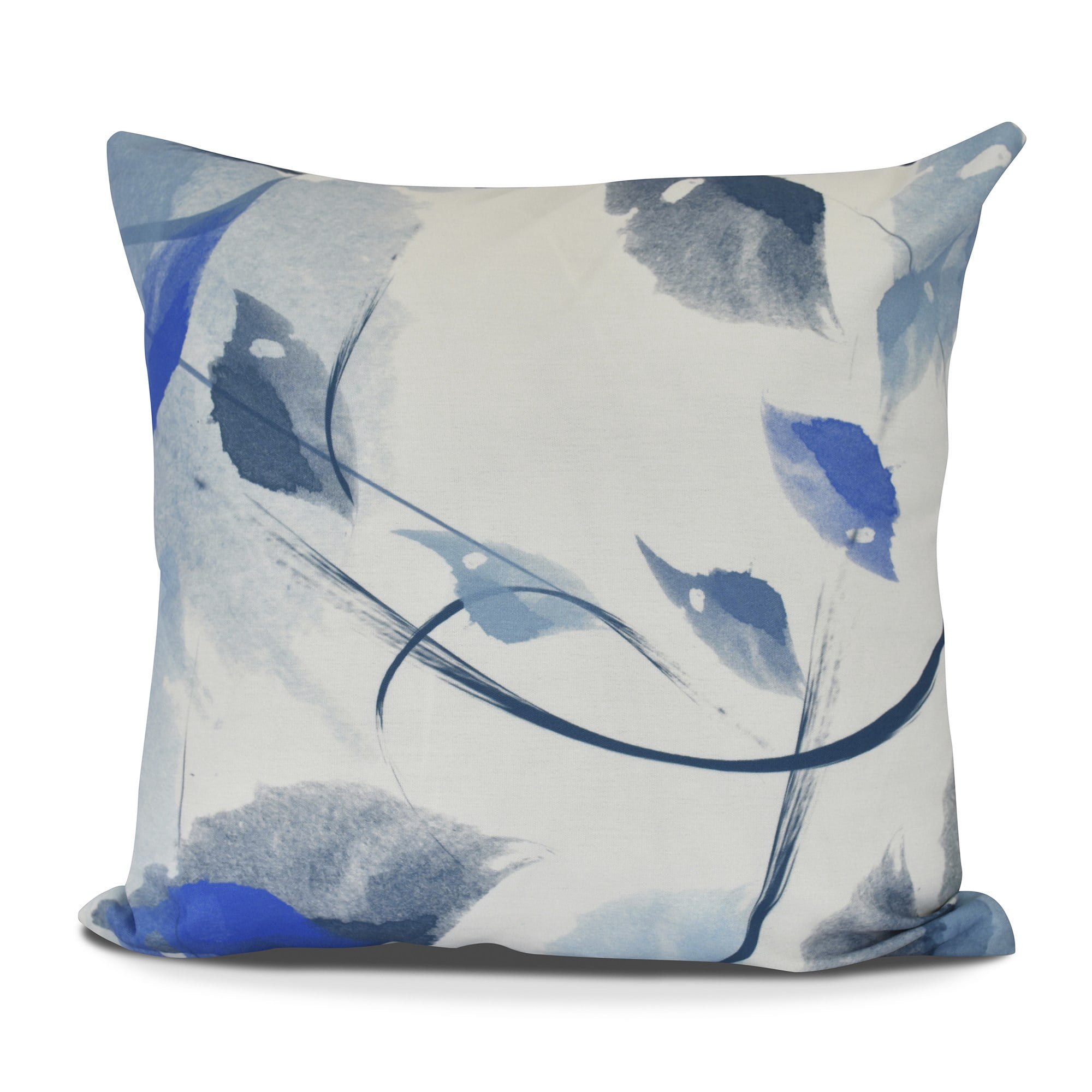 Windy Floral Print Pillow