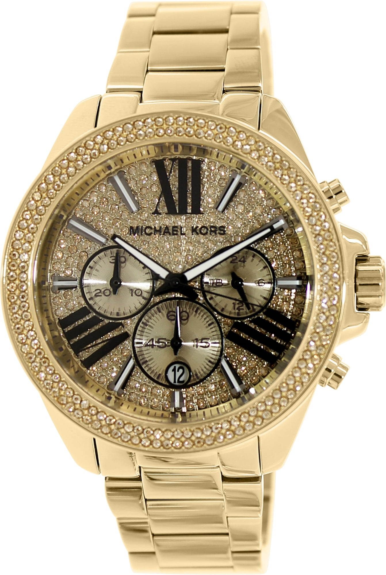spole Muskuløs Forbløffe Michael Kors Women's Wren Chronograph Crystal Pave Watch MK6317 -  Walmart.com