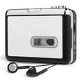 thumbnail image 1 of Reshow Lecteur de Cassette Portable, Meilleur Convertisseur Autonome de Cassette USB vers MP3, Lecteur Convertisseur de Cassette Audio et Musique vers Numérique (Blanc), 1 of 6