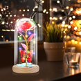 thumbnail image 2 of Rosa de cristal Otlonpe Timeless Elegance LED Wood Red, 2 of 8