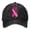 Black, variant on AJGRHE Women Cancer Awareness Month Printed Washed Baseball Cap Outdoor Sports Hat Khaki One Size