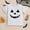 X-136White, variant on ZHOGXU Big Girls Boys Halloween T Shirt Short Sleeve Round Neck Pumpkin Face Print Comfortable Breathable Top For Party And Daily Wear Black 4-5 Years