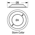 thumbnail image 3 of 4" PelletVent Pro Storm Collar - 4PVP-SC, 3 of 5