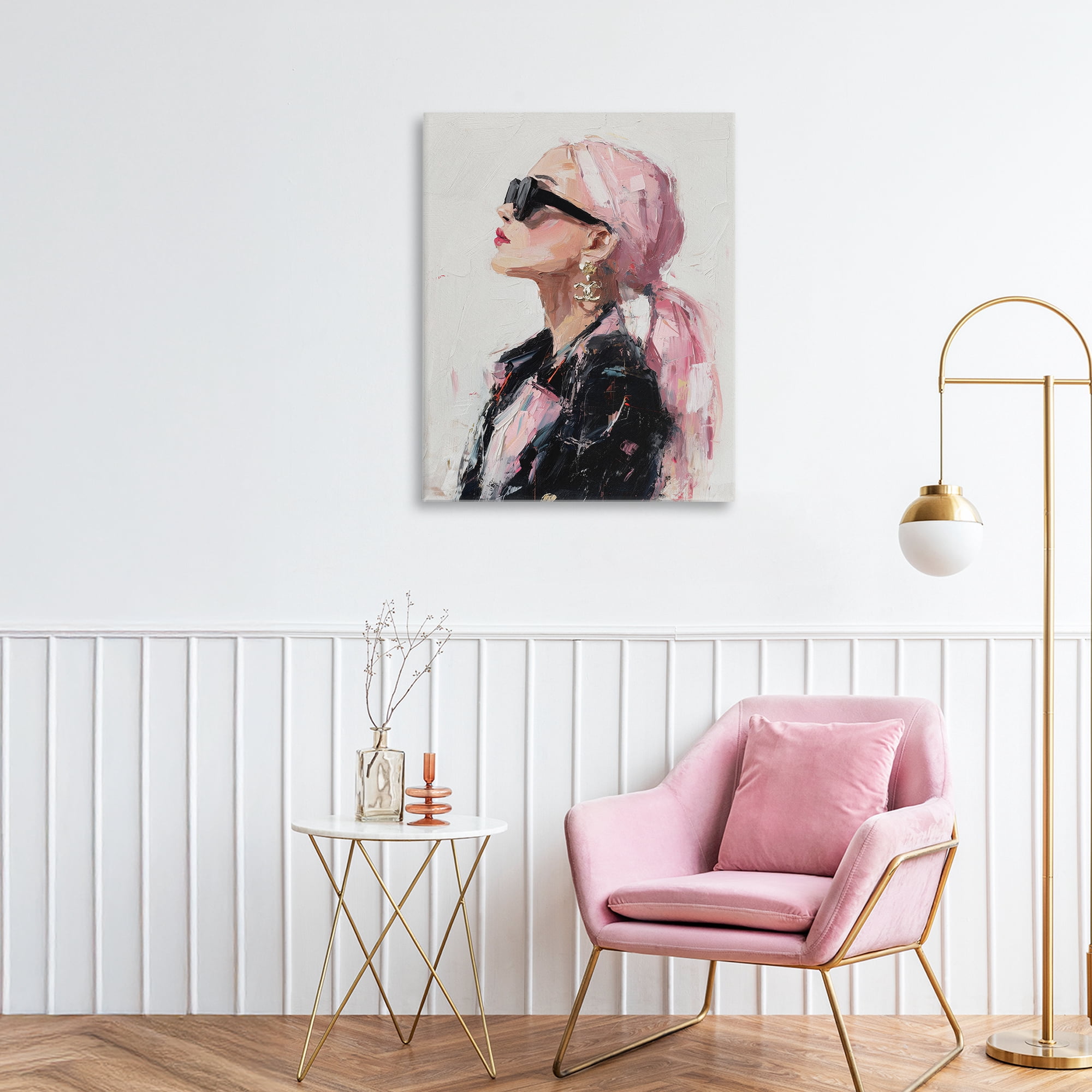 Stupell Industries Pink Daydream Impression Canvas Wall Art, design by Svetlana Aleynikova