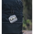 thumbnail image 6 of WIRESTER Portable EVA Small Earbuds Carrying Case Storage Bag Organizer with Carabiners for Earphones, Earbuds, Earpieces, SD Memory Card, Camera Chips - Retro Clear Cassette Tape Pop Songs, 6 of 7