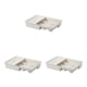 thumbnail image 5 of Methold Organizador de cajones deslizantes - Fácil organización Amplia aplicación Compartimentos de diferentes tamaños Ajustable Blanco Type1 NO1, 5 of 6
