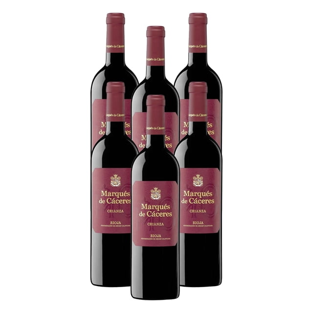 Pack De 6 Vino Tinto Marques De Caceres Crianza 375Ml