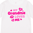 thumbnail image 4 of Inktastic My Grandma Loves Me with Hearts and Kiss Boys or Girls Long Sleeve Toddler T-Shirt, 4 of 5