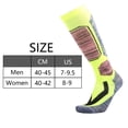 thumbnail image 2 of Calcetines De Esquí 2 Pares, Calcetines De Esquí Deportes Al Aire Libre Calcetines De Montañismo Engrosados Calcetines Térmicos Hasta La Rodilla Invierno Snowboard Calcetines Deportivos Hombres, 2 of 7