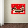 thumbnail image 3 of Trademark Fine Art 'Vintage Christmas Snowmen' Canvas Art by Vintage Apple Collection, 3 of 3