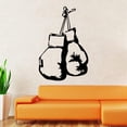 thumbnail image 2 of Adhesivos de pared creativos para guantes de boxeo, calcomanías de artes marciales, 2 of 2