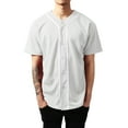 thumbnail image 3 of Hat and Beyond Men's Active Baseball Button Down Jersey Sportswear, 3 of 4