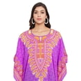 thumbnail image 5 of Women's Plus Size Kaftan Dresses Boho Long Maxi Dress Ladies Casual Hippie Kimono Sleeve Loose Caftan Online, 5 of 8