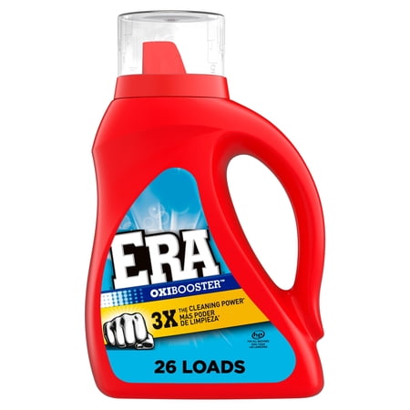 Era Oxibooster Liquid Laundry Detergent, 26 Loads, 46 fl oz