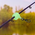 thumbnail image 5 of Uxcell Creek Rod Clip Silicone Wearable Fishing Pole Holder with 1Pcs Buckle, Fluorescent Green 3 Pack, 5 of 6