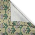 thumbnail image 3 of Ambesonne Floral Kitchen Curtains, Ramnons Leaves Flowers Art, 55"x45", Sea Green and Pale Camel, 3 of 3