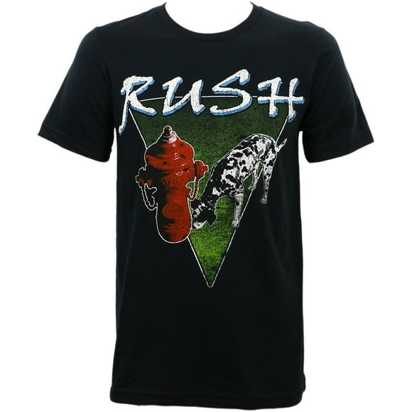 Rush Mens Signals European 1983 Tour Slim Fit T-Shirt