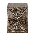 thumbnail image 3 of Baxton Studio Feronia Modern Bohemian Black and Bronze Mother of Pearl End Table, 3 of 7