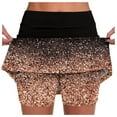 thumbnail image 2 of Women's Running Shorts 2 In 1 High Waisted Flowy Running Butterfly Shorts Summer High Elastic Gym Shorts Tennis Skorts Shorts with Drawstring, 2 of 6