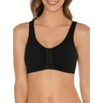 thumbnail image 3 of Fruit of The Loom Women's Comfort Front Close Cotton Sports Bra, 2 Pack, 3 of 6