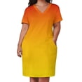thumbnail image 3 of Vestido Sunrise Amidala-Holgado con bolsillo para mujer, ropa de verano, vestidos de manga larga, ropa para mujer, 3 of 7