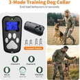 thumbnail image 2 of Collar eléctrico para 2 perros (5-130 lbs) — Recargable e impermeable IPX7 — Collar de adiestramiento con alcance de 3300 pies — Con mando a distancia — Para perros pequeños(Rosa + Negro), 2 of 8