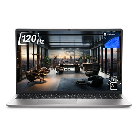 DELL Vostro 3000 Series 3530 Business Laptop, 15.6” FHD 120 Hz Display, Intel i5-1355U Processor, 16GB RAM, 256GB SSD, Numeric Keypad + Backlit KB, Webcam, Fingerprint Reader, Windows 11 Pro, Gray