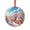 Pattern-1, variant on Christmas Cottage Snowy Snowman Glass Christmas Ornament Hanging Craft Collectibles for Xmas Trees Home Party Gifts Holiday Winter Scene with Snowman Christmas Decorative Hanging Ornaments
