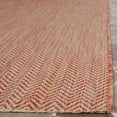 thumbnail image 2 of SAFAVIEH Courtyard Morven Chevron Stripes Indoor/Outdoor Area Rug, 2'7" x 5', Red/Beige, 2 of 6