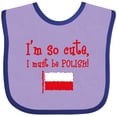 thumbnail image 3 of Inktastic So Cute Polish Boys or Girls Baby Bib, 3 of 4